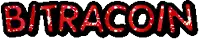the word bitracon is written in red and black letters