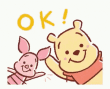 Ok Winnie The Pooh GIF - Ok Winnie The Pooh Piglet GIFs