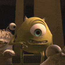 Mike Wazowski Ohh GIF - Mike Wazowski Ohh Monsters Inc GIFs