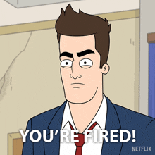 You'Re Fired Matty Mulligan GIF - You'Re Fired Matty Mulligan Mulligan GIFs
