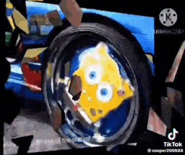 spongebob car crash