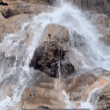Bathing In Waterfall Tinger Hseih GIF