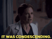 Greys Anatomy April Kepner GIF - Greys Anatomy April Kepner It Was Condescending GIFs