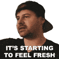It'S Starting To Feel Fresh Jared Dines Sticker - It'S Starting To Feel Fresh Jared Dines It'S Starting To Feel Renewed Stickers