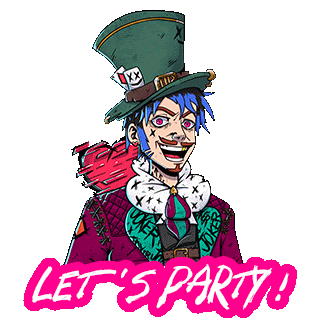 Jokerclub Let'S Party Sticker - Jokerclub Joker Let'S Party Stickers