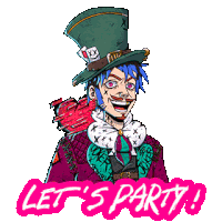 Jokerclub Let'S Party Sticker - Jokerclub Joker Let'S Party Stickers