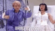 Bring Us Food Request GIF - Bring Us Food Request Asking GIFs