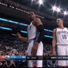russell westbrook reaction