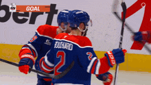 a hockey player with the number 27 on his jersey