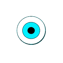 eye roll blue eye