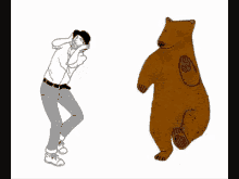Just Dance GIF - Dance Bear Human GIFs