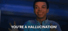 Hallucination Freaking Out GIF - Hallucination Freaking Out Not Real GIFs