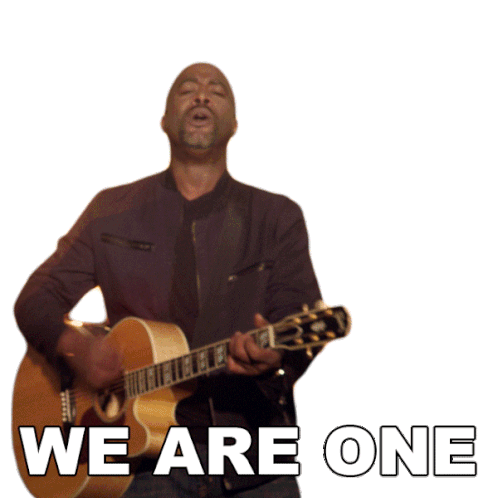 We Are One Darius Rucker Sticker - We Are One Darius Rucker True Believers Song Stickers