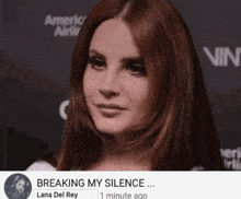 Lana Del Rey Breaking My Silence GIF - Lana Del Rey Breaking My Silence GIFs