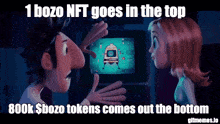 1 Bozo Nft Goes In The Top 800k Bozo Tokens Comes Out The Bottom GIF - 1 Bozo Nft Goes In The Top 800k Bozo Tokens Comes Out The Bottom Bozo Hybrid GIFs