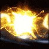 a close up of a flame that looks like a leaf