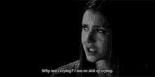 Why Am I Crying So Sick Of Crying GIF - Why Am I Crying So Sick Of Crying Elena Gilbert GIFs