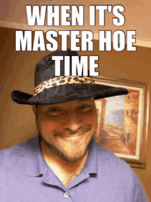 When Its Master Hoe Time Smile GIF - When Its Master Hoe Time Smile Fedora GIFs