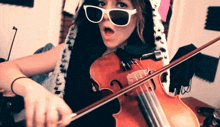 Lindsey Stirling Sunglasses GIF - Lindsey Stirling Sunglasses Wink GIFs