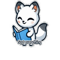 Howtokitsune Foxreading Sticker - Howtokitsune Kitsune Foxreading Stickers