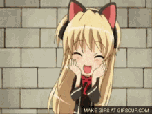 Anime Animegirl GIF - Anime Animegirl Happy GIFs