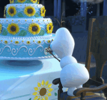 Olaf Happy GIF - Olaf Happy Birthday GIFs