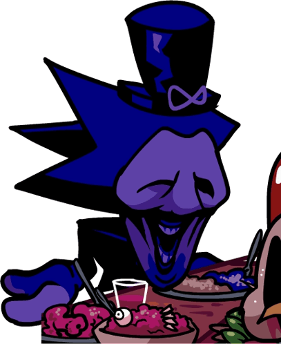 Majin Sonic God Feast Fnf Sticker - Majin Sonic God Feast FNF Fnf -  Discover & Share GIFs