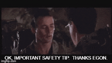 Ghostbusters Important Safety Tip GIF - Ghostbusters Important Safety Tip Thanks Egon GIFs