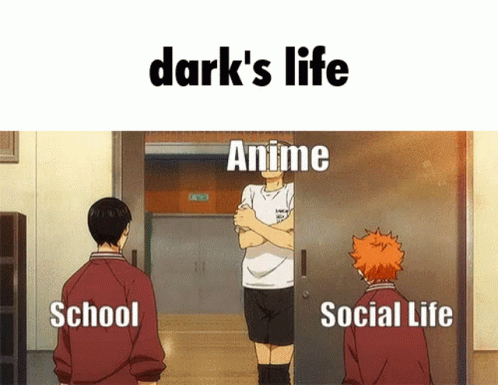 Escaping Responsibilities Through Dark Anime Meme GIF  GIFDBcom