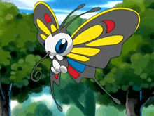 Beautifly Butterfly GIF - Beautifly Butterfly Pokemon GIFs