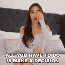 All You Have To Do Is Make A Decision Coco Lili GIF