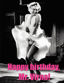Marilyn Happy Luigi GIF - Marilyn Happy Luigi Happy Birthday GIFs