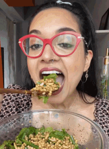 Eat Chef Priyanka GIF - Eat Chef Priyanka Salad GIFs