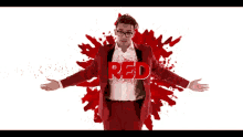 Red We All Bleed Red GIF - Red We All Bleed Red Jijo GIFs