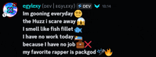 a screenshot of a chat with egylexy