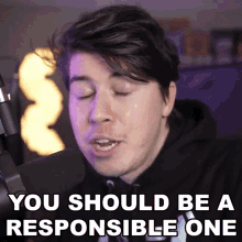 You Should Be A Responsible One Pierce Kavanagh GIF - You Should Be A Responsible One Pierce Kavanagh Kavos GIFs