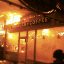 Fire Starbucks GIF - Fire Starbucks Burning GIFs
