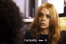 I Actually Hate It Lindsay Lohan GIF - I Actually Hate It Lindsay Lohan Faceapp GIFs