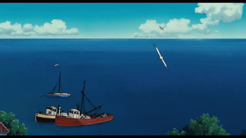 Anime city, one piece , landscape view, boat in ocean, ultra rea... -  Arthub.ai