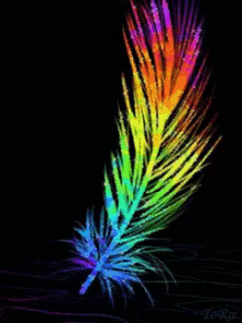 Feather Neon GIF - Feather Neon Shine GIFs