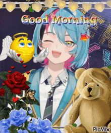 Kyo Kaneko Good Morning GIF - Kyo Kaneko Good Morning GIFs