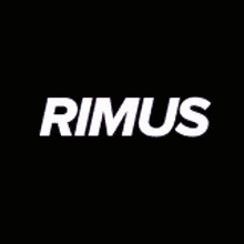 the word rimus is on a purple background
