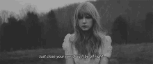 Taylor Swift Safe And Sound GIF - Taylor Swift Safe And Sound Black And White GIFs