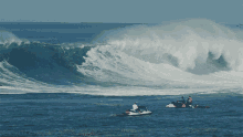 Looking At The Waves Riding A Jet Ski GIF