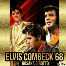 Elvis Presley Combeck68 GIF