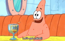 Patrick Naked GIF - Patrick Naked Lets Get Naked GIFs