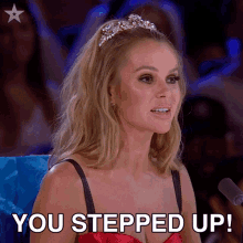 You Stepped Up Amanda Holden GIF - You Stepped Up Amanda Holden Britains Got Talent GIFs