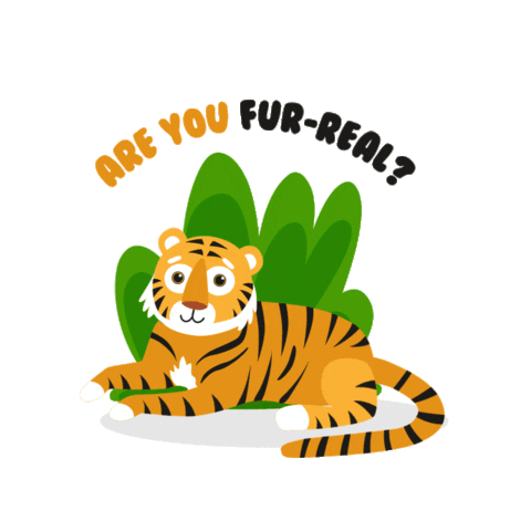 Tiger Fur Sticker - Tiger Fur Stickers