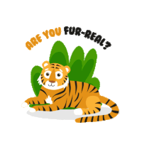 Tiger Fur Sticker - Tiger Fur Stickers