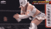 a female wrestler in a ring with #stardom at the top